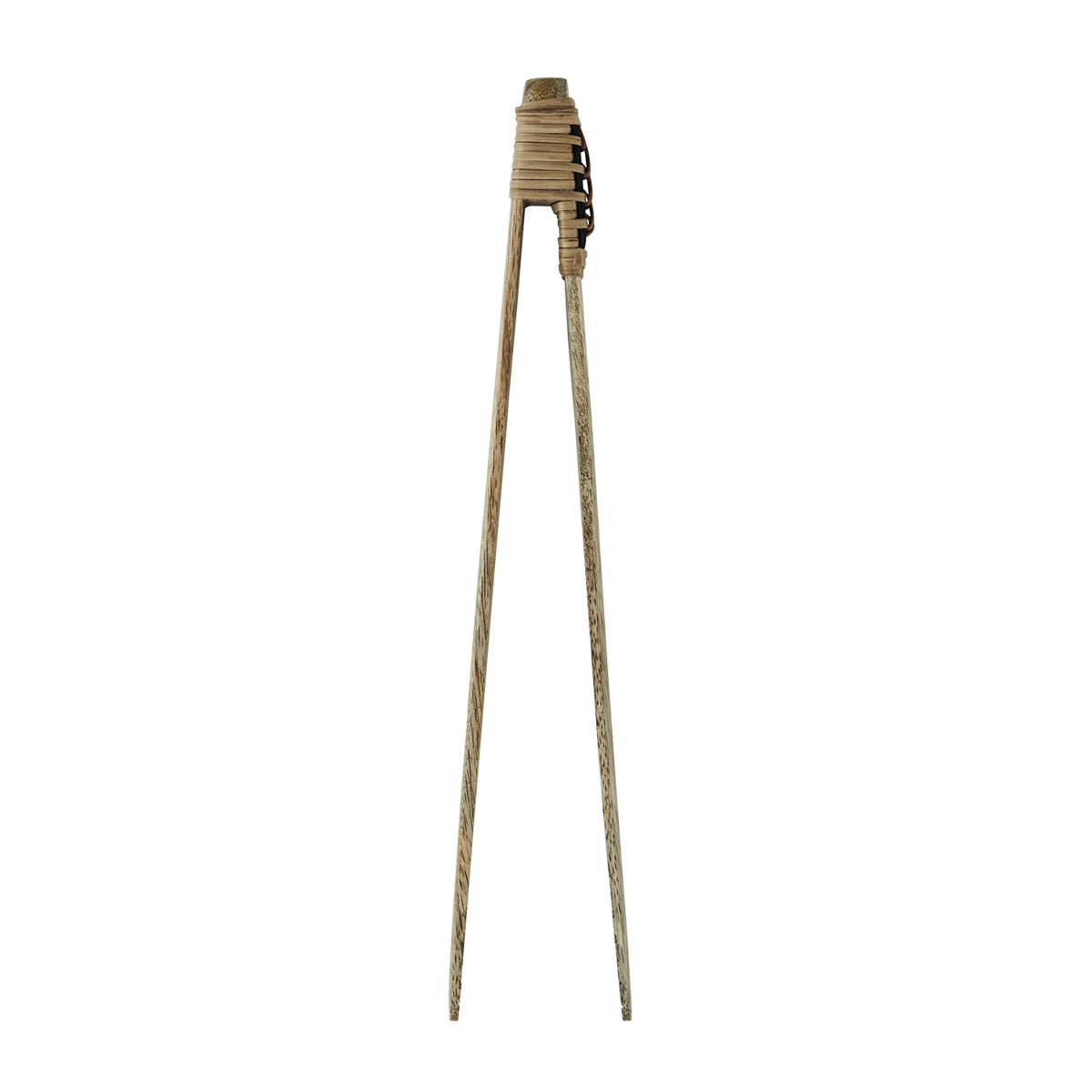 Wooden tongs w/ cane