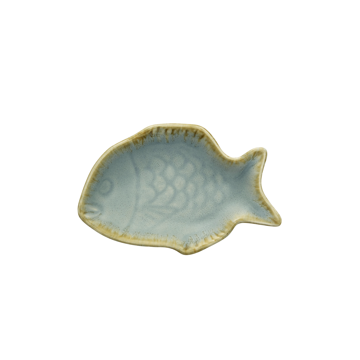 Stoneware fish tray