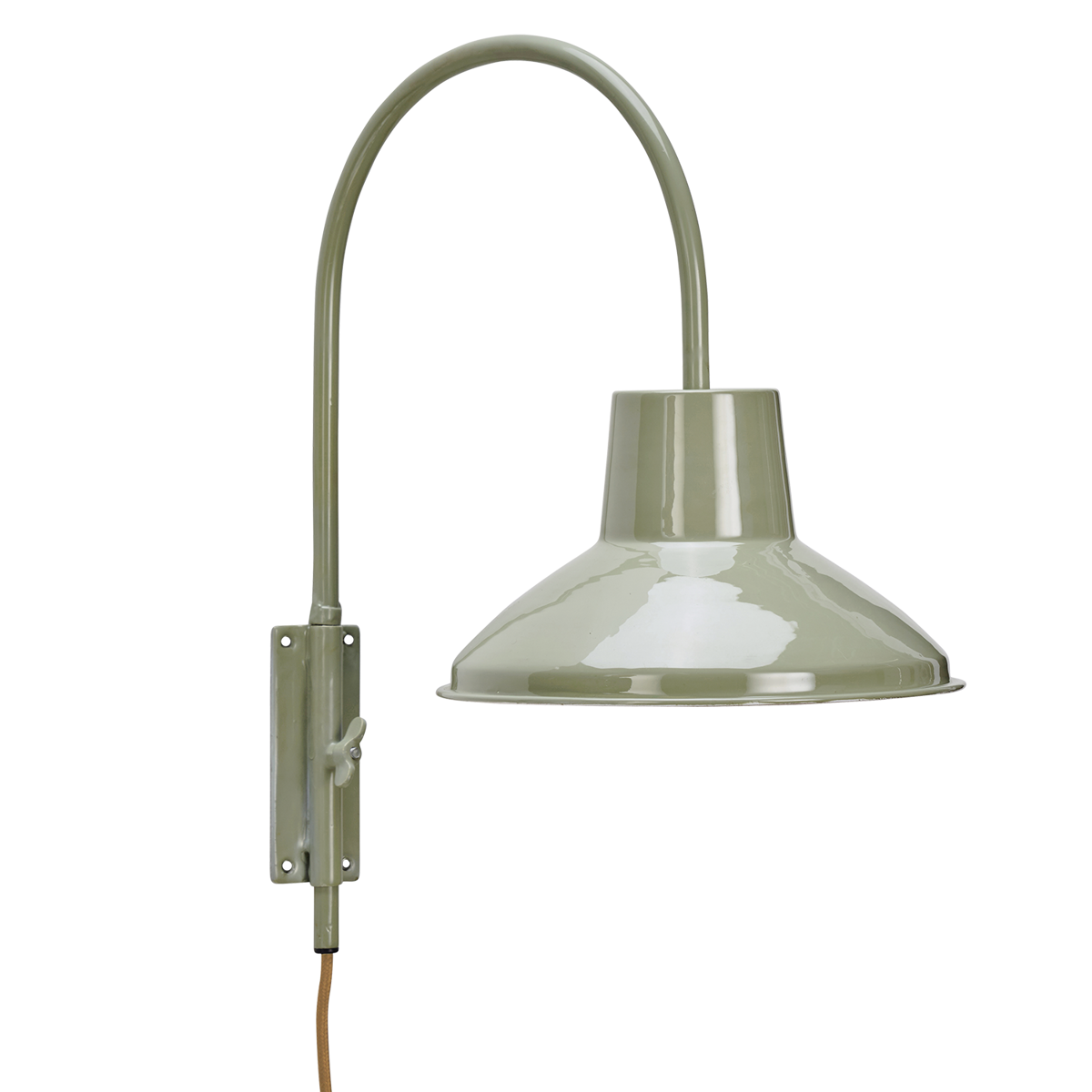 Enamel wall lamp