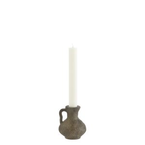 Stoneware candle holder