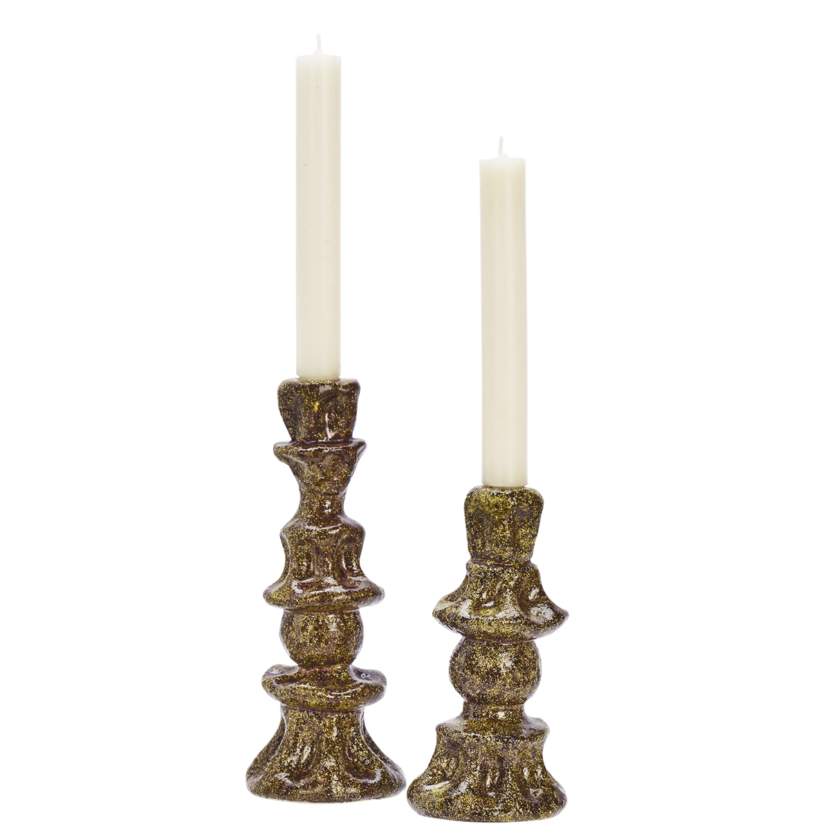 Stoneware candle holders