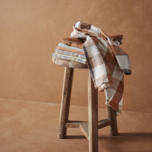 Checked kitchen towel