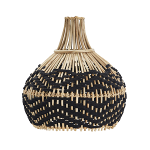 Bamboo lamp shade w/ cotton