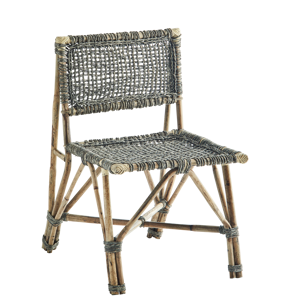 Bamboo chair w/ weaving