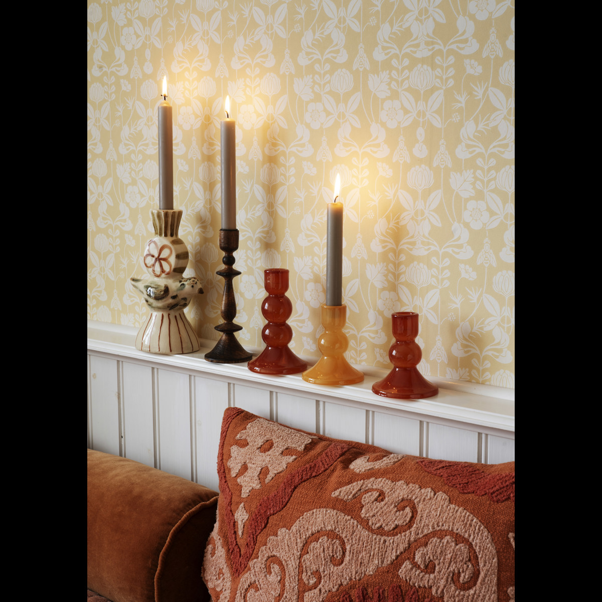 Suzani embroidered cushion cover