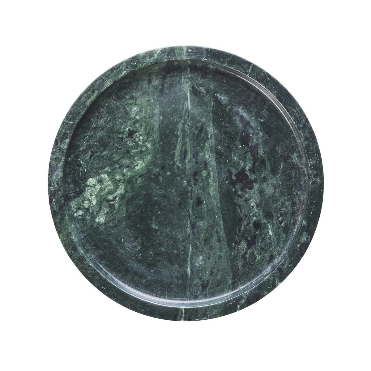 Round marble tray