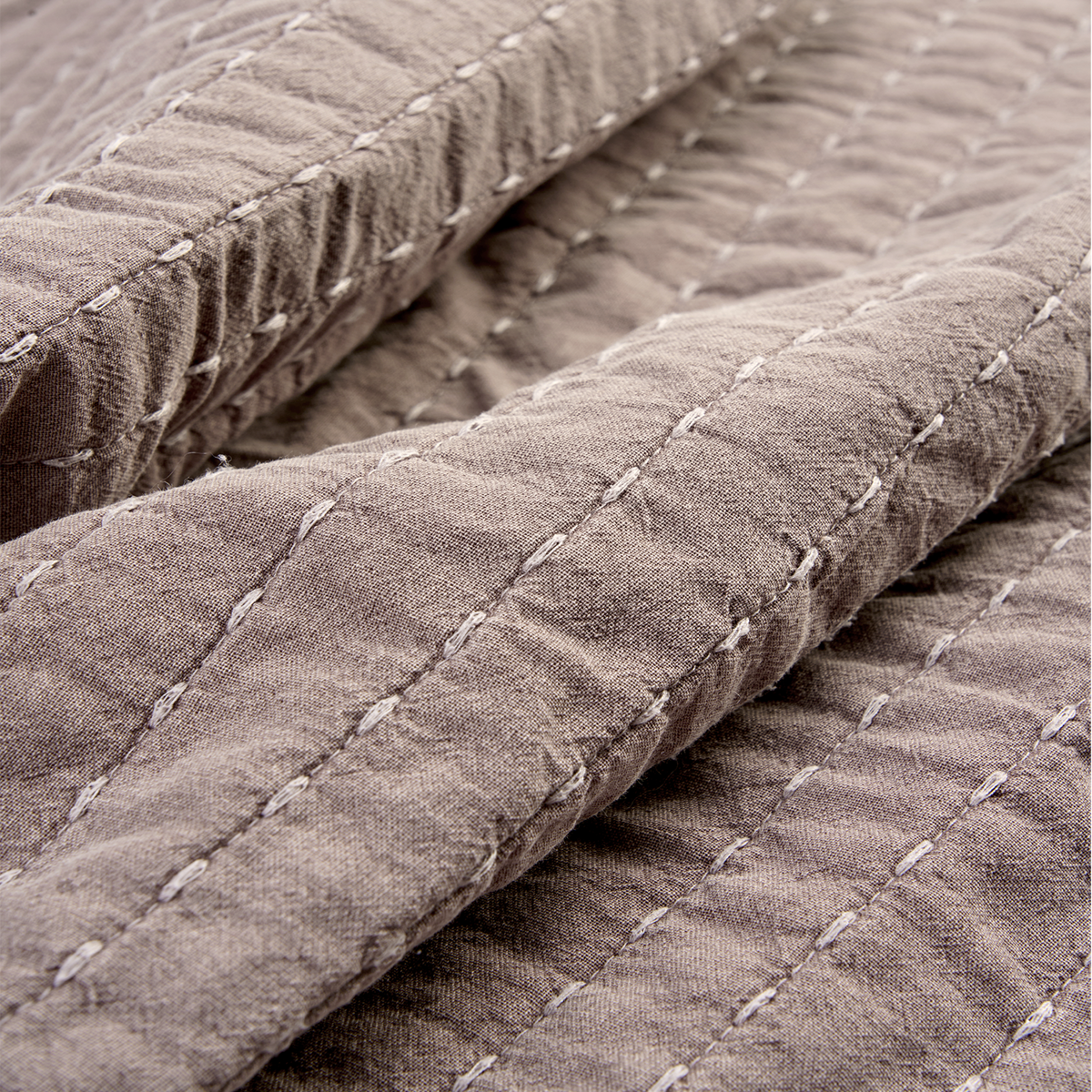 Quilted cotton throw