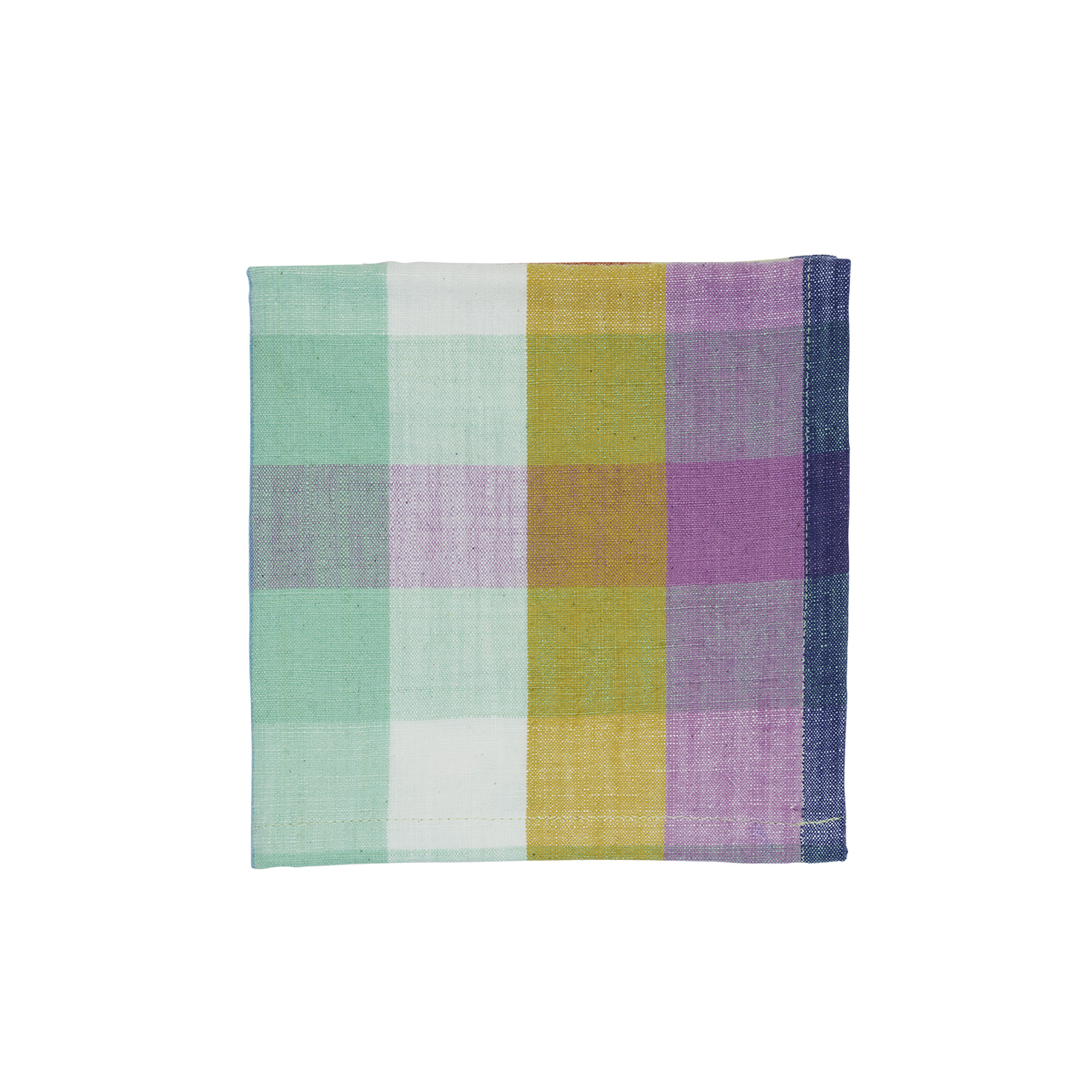 Checked cotton napkins