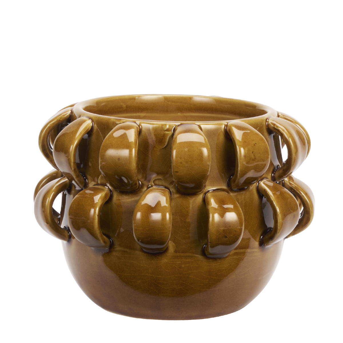 Stoneware flowerpot