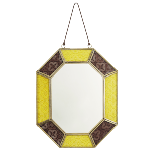 Hanging mosaic mirror