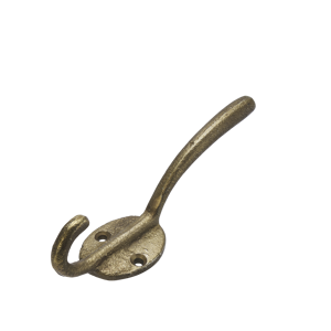 Hand forged iron hook