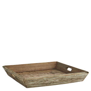 Recycled wooden tray