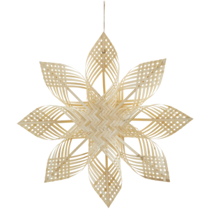 Hanging bamboo star