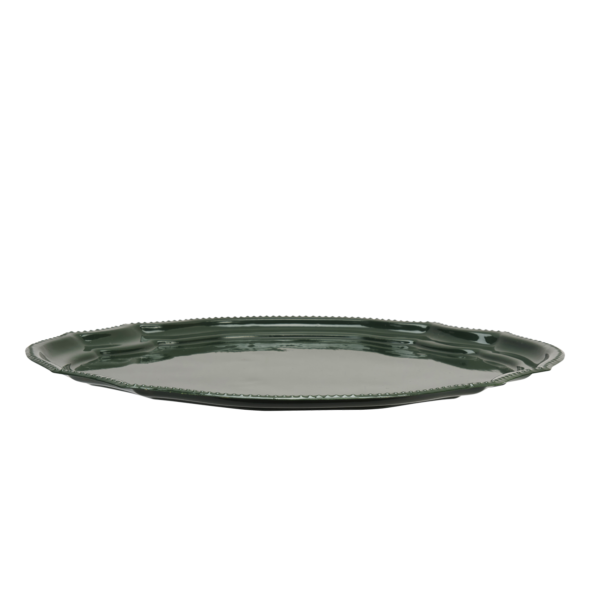 Oval enamel tray