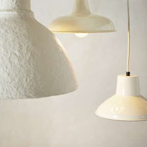 Enamel ceiling lamp