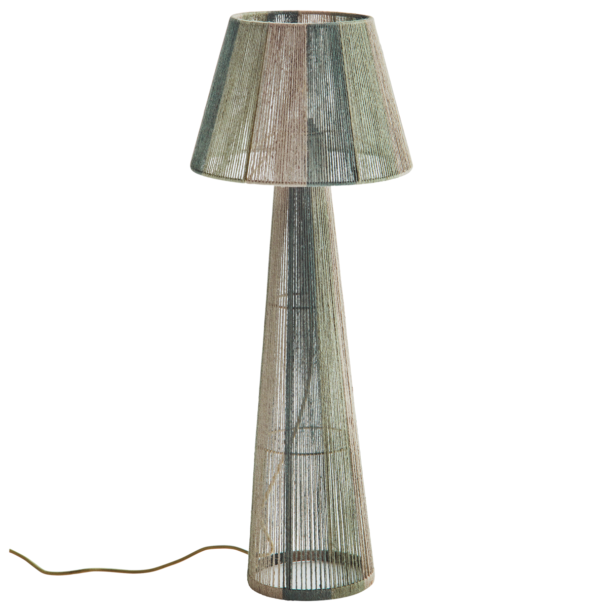 Jute floor lamp