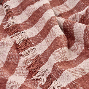 Recycled cotton throw
