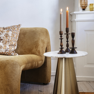 Wooden candle holder