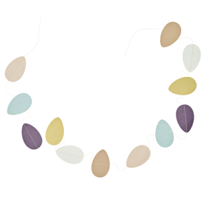 Paper egg garland