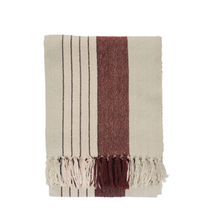 Recycled cotton throw