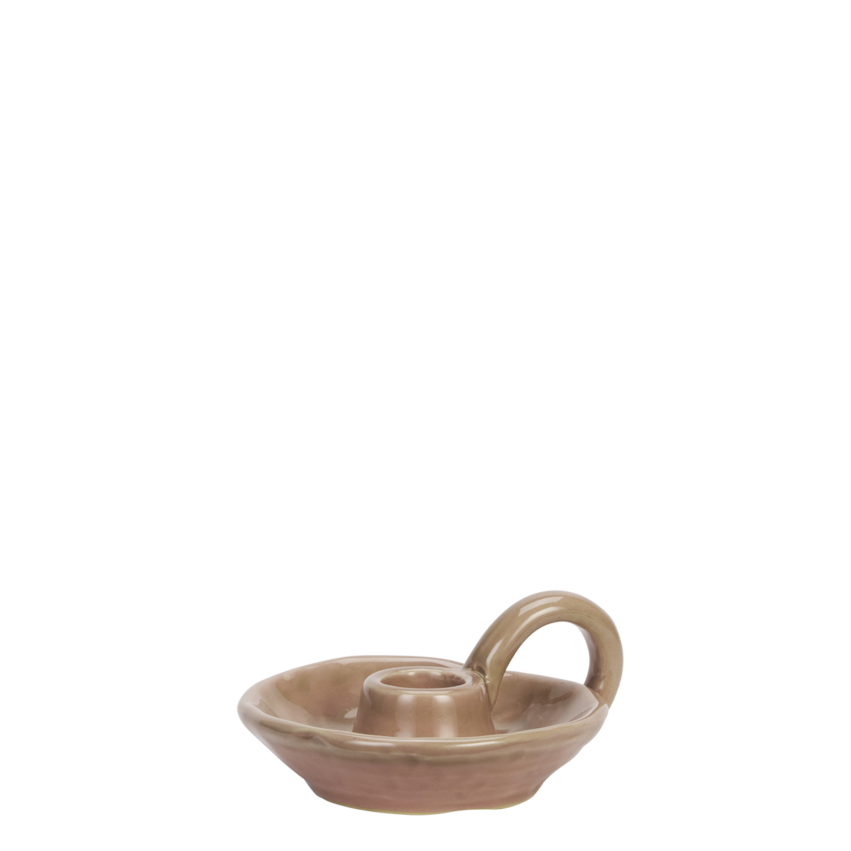 Stoneware candle holder