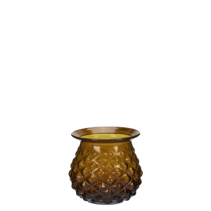 Recycled glass vase