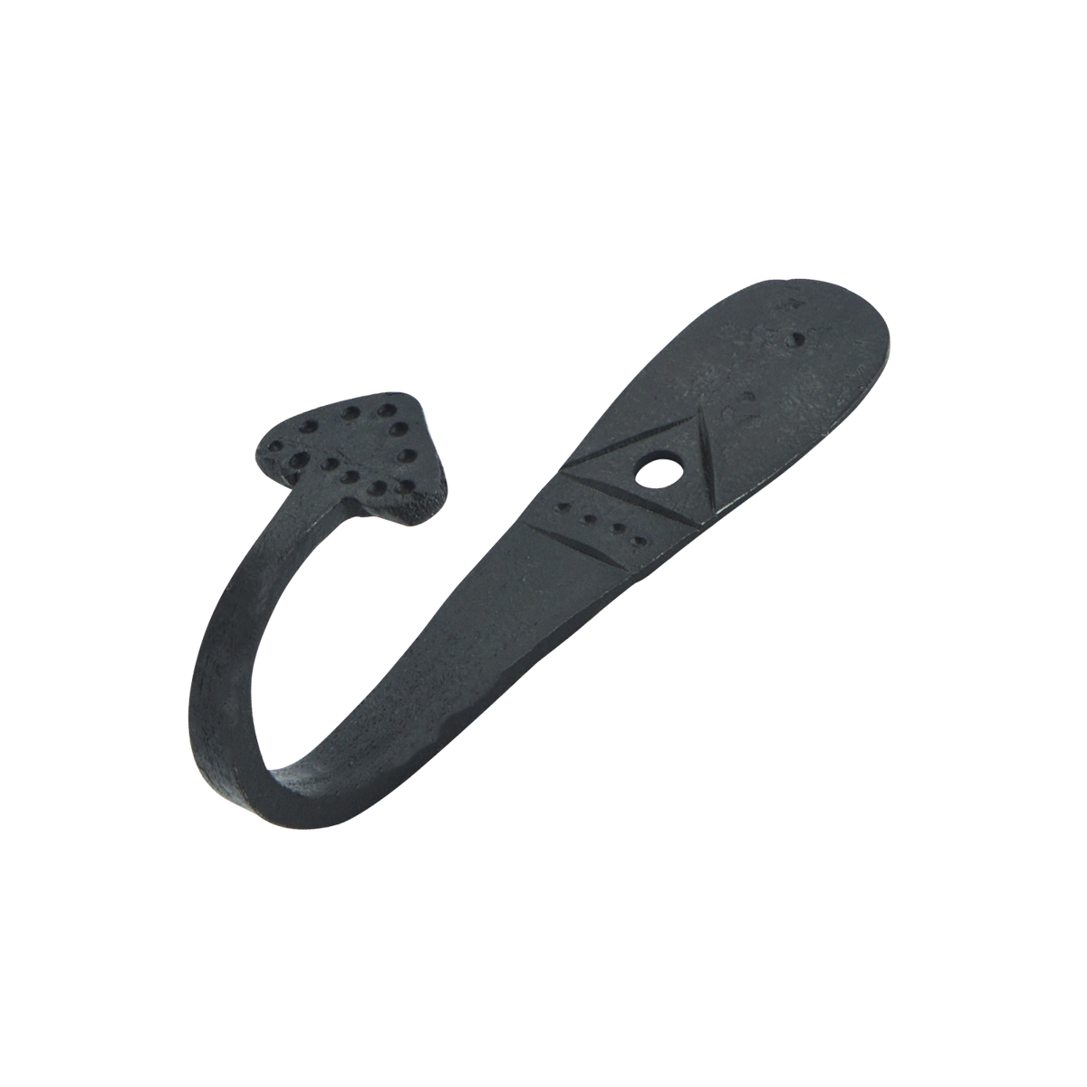 Hand forged iron hook Hand forged iron hook