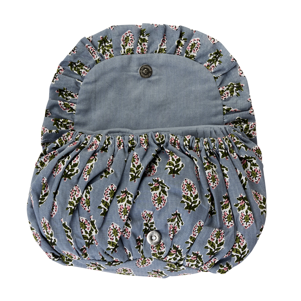 Printed cotton pouch