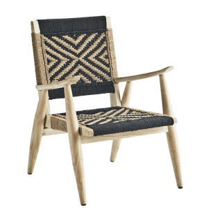 Wooden lounge chair