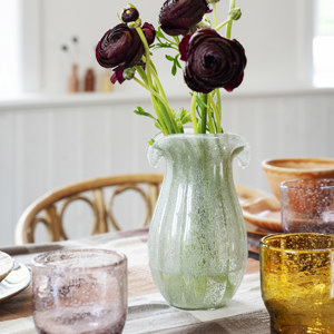 Coloured drinking glass