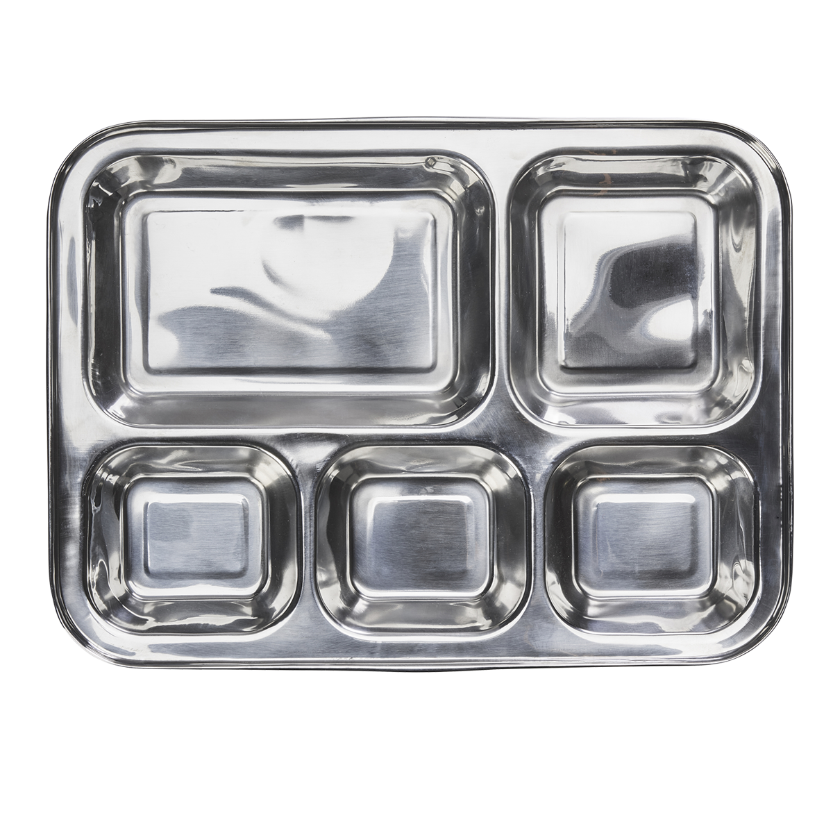 Stainless steel food tray