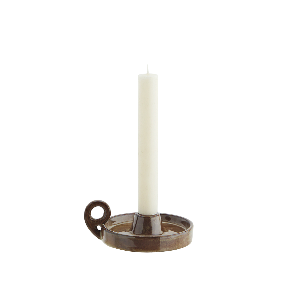 Stoneware candle holder