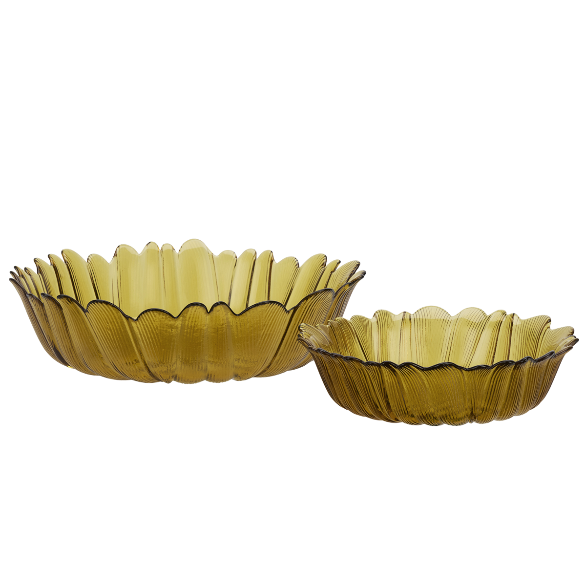 Sunflower glass bowls
