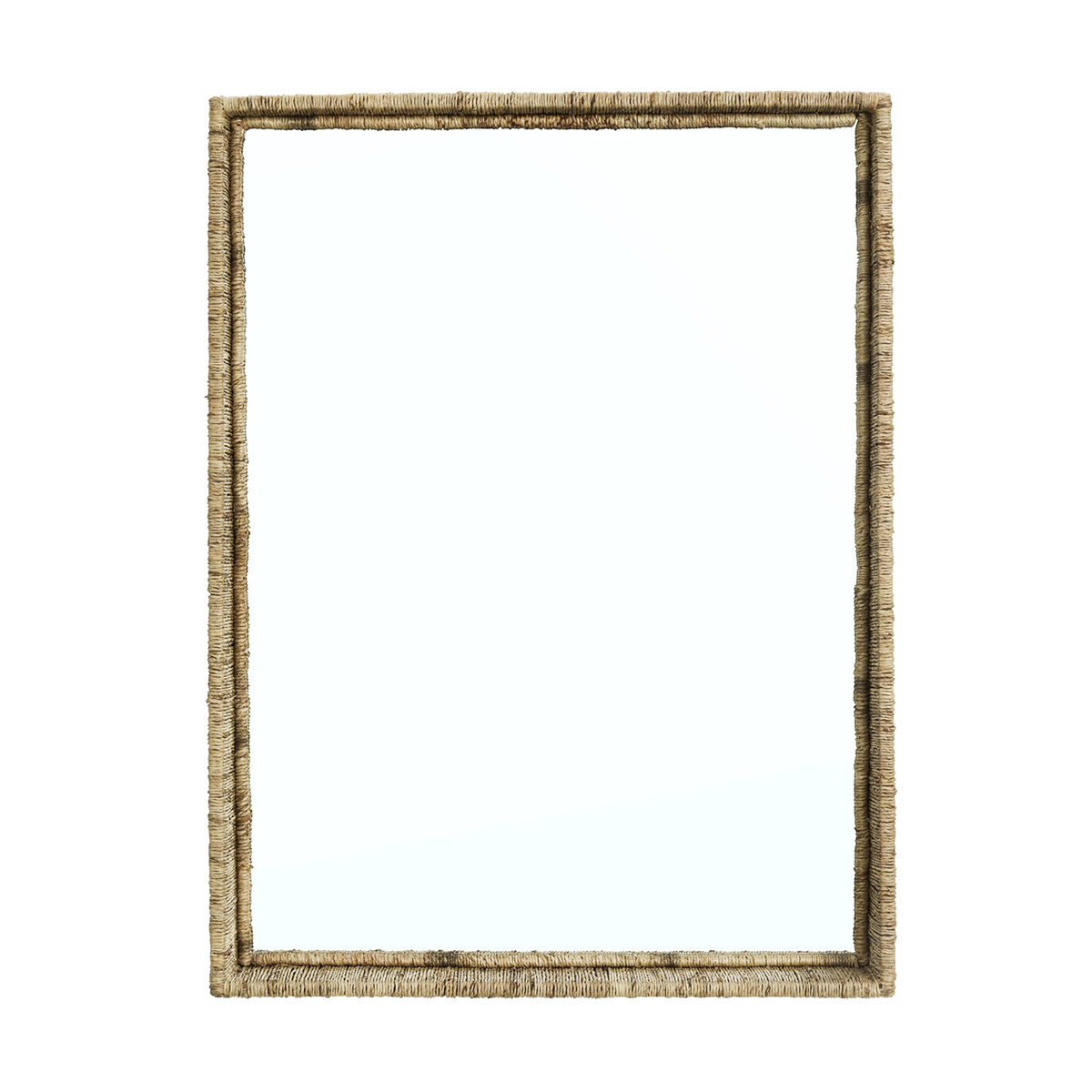 Mirror w/ jute frame