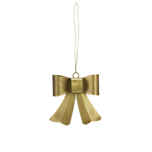Hanging brass bow