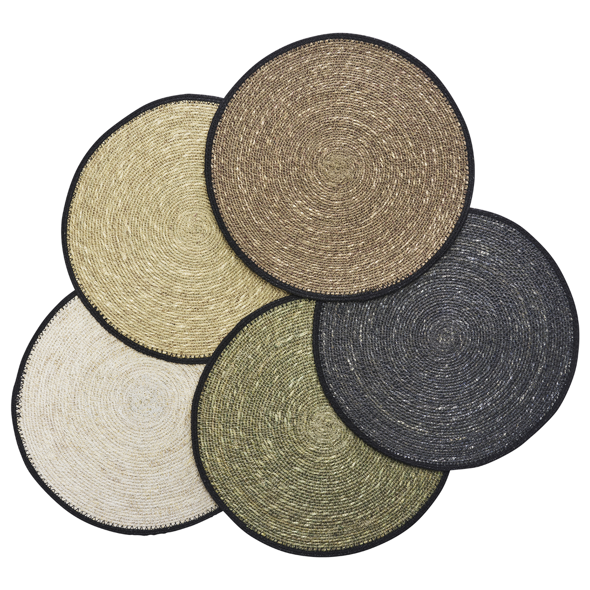 Round seagrass placemat