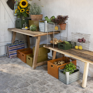 Iron storage boxes