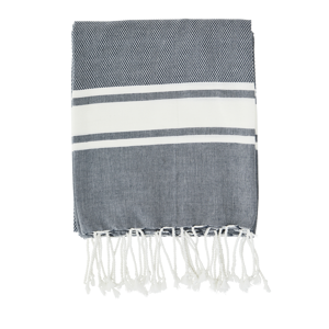 Striped hammam towel