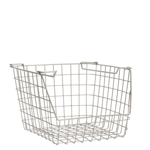 Stackable iron wire basket