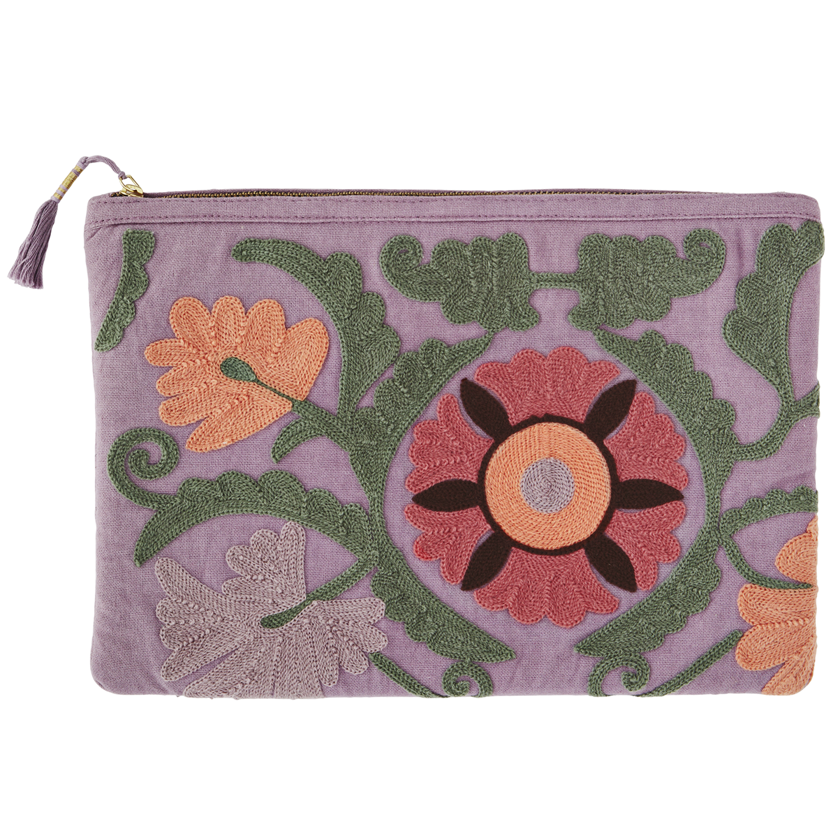 Embroidered ipad sleeve