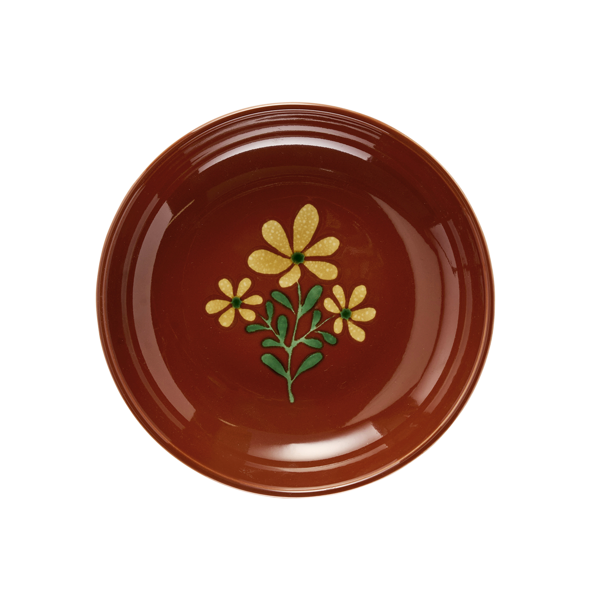 Hand-painted stoneware bowl