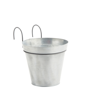 Hanging iron planter