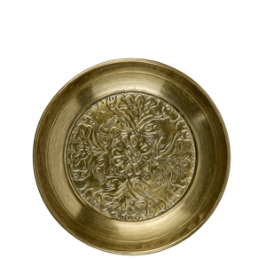 Embossed aluminium bowl