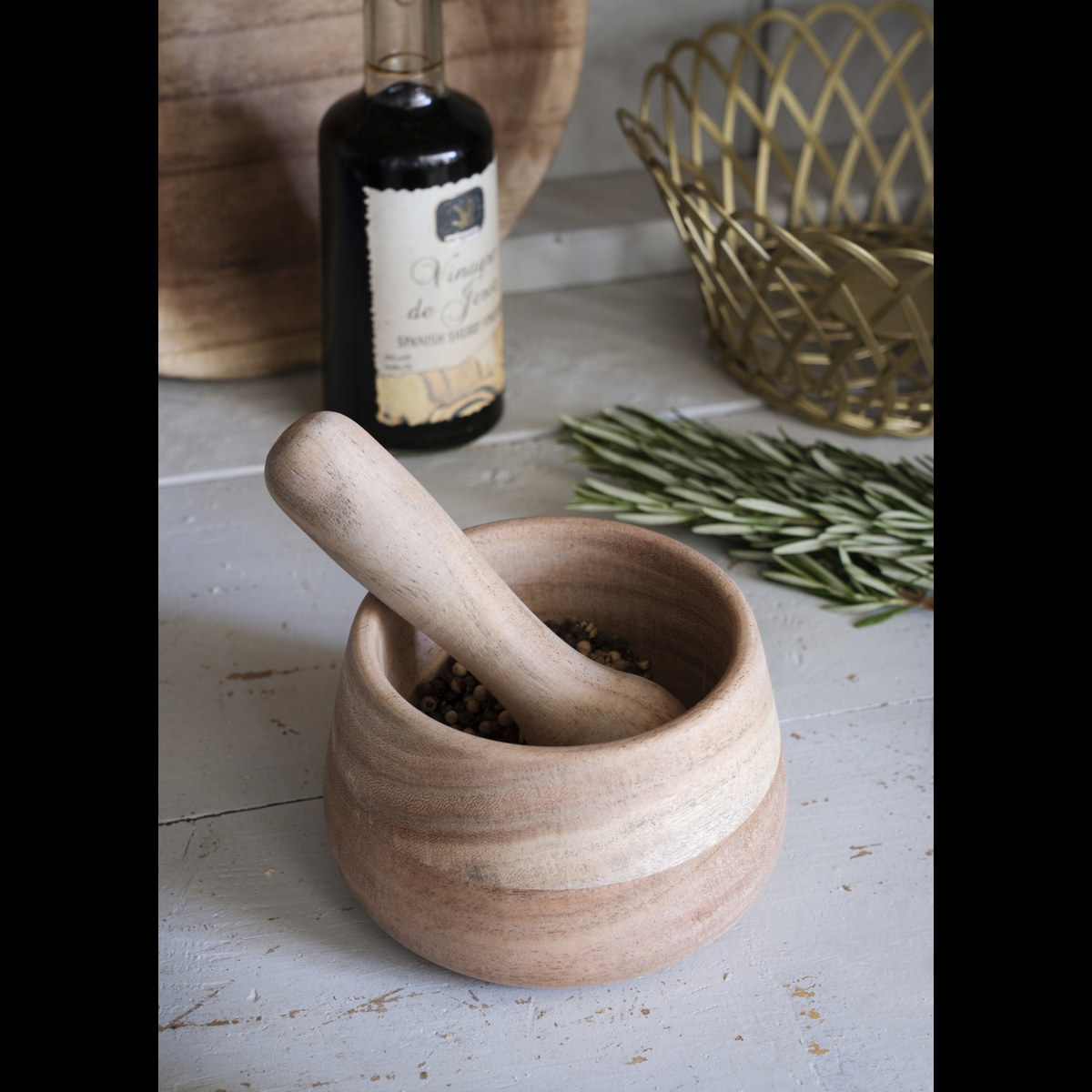 Round iron basket