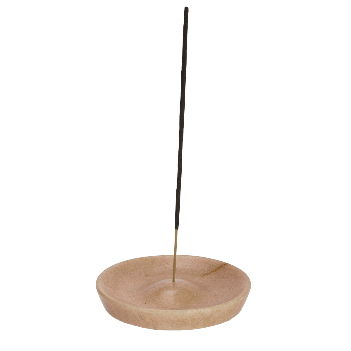 Round marble incense holder