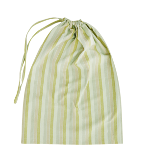 Striped laundry bag