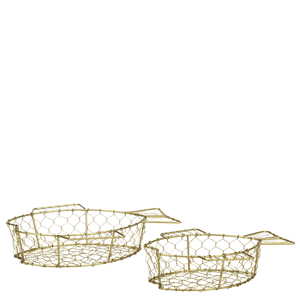 Iron wire fish baskets