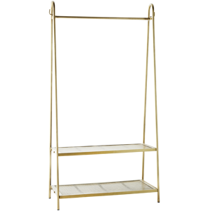 Clothes rack w/ shelves