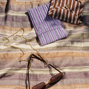 Quilted eyeglass cover