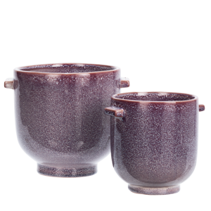 Stoneware flower pot